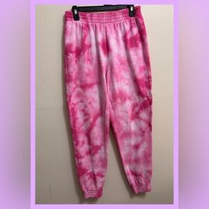 VS Pink Tie Dye Pink Classic Joggers